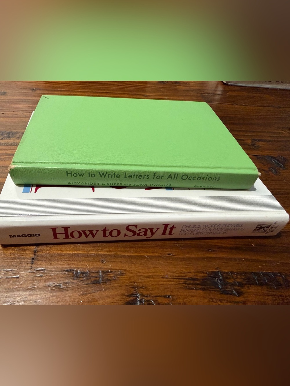 Bundle of two books, HowWrite Letters for All Occasions + How to Say It -